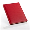 Notesbog - Notesbøger A4 rød italiensk kunstlæder model Classic